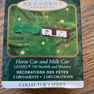 Hallmark Lionel Keepsake Ornament Set
